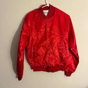 Vintage Men's Taylor Jacket Size S Red